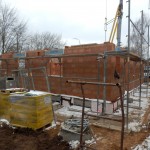 Das Gerüst wird aufgebaut Nordost