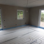 Fußbodenheizung im Wohnzimmer
