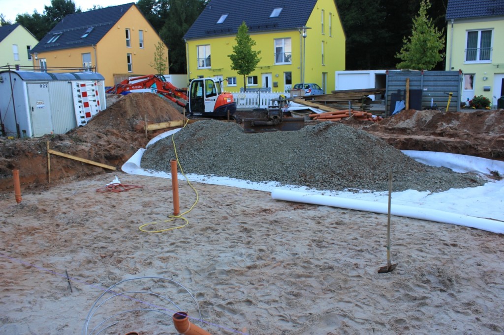 Blick vom Technikraum Richtung Wohnzimmer