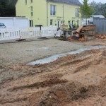 Zufahrt und Garagenfundament