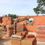 Blick vom Gäste-WC ins Haus